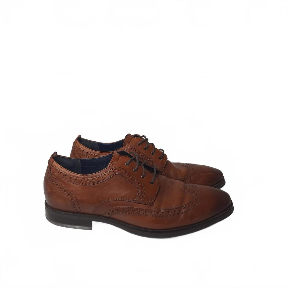 Cole Haan Men's Brown Leather Wingtip Oxfords Size 8.5 M
